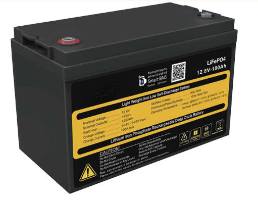 एजीएम केस के साथ 12.8V 6AH लिथियम आयरन बैटरी
