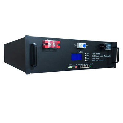 रैक माउंट 25.6V 48V 100 - 300AH लिथियम आयरन बैटरी